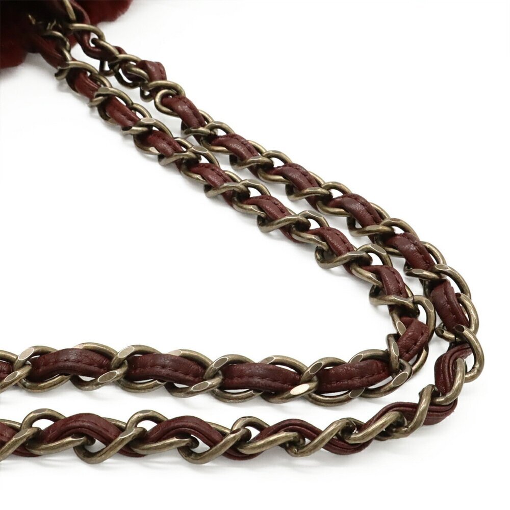 CHANEL Red Logo Shoulder Bag - Picture 6 of 9